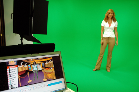 MOVIEClips green screen studio special effects compositing at CMR Studios, Tampa, St. Petersburg, Florida